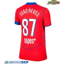 Maglie da calcio Paris Saint-Germain Joao Neves #87 Terza Maglia Femminile 2025-26 Manica Corta